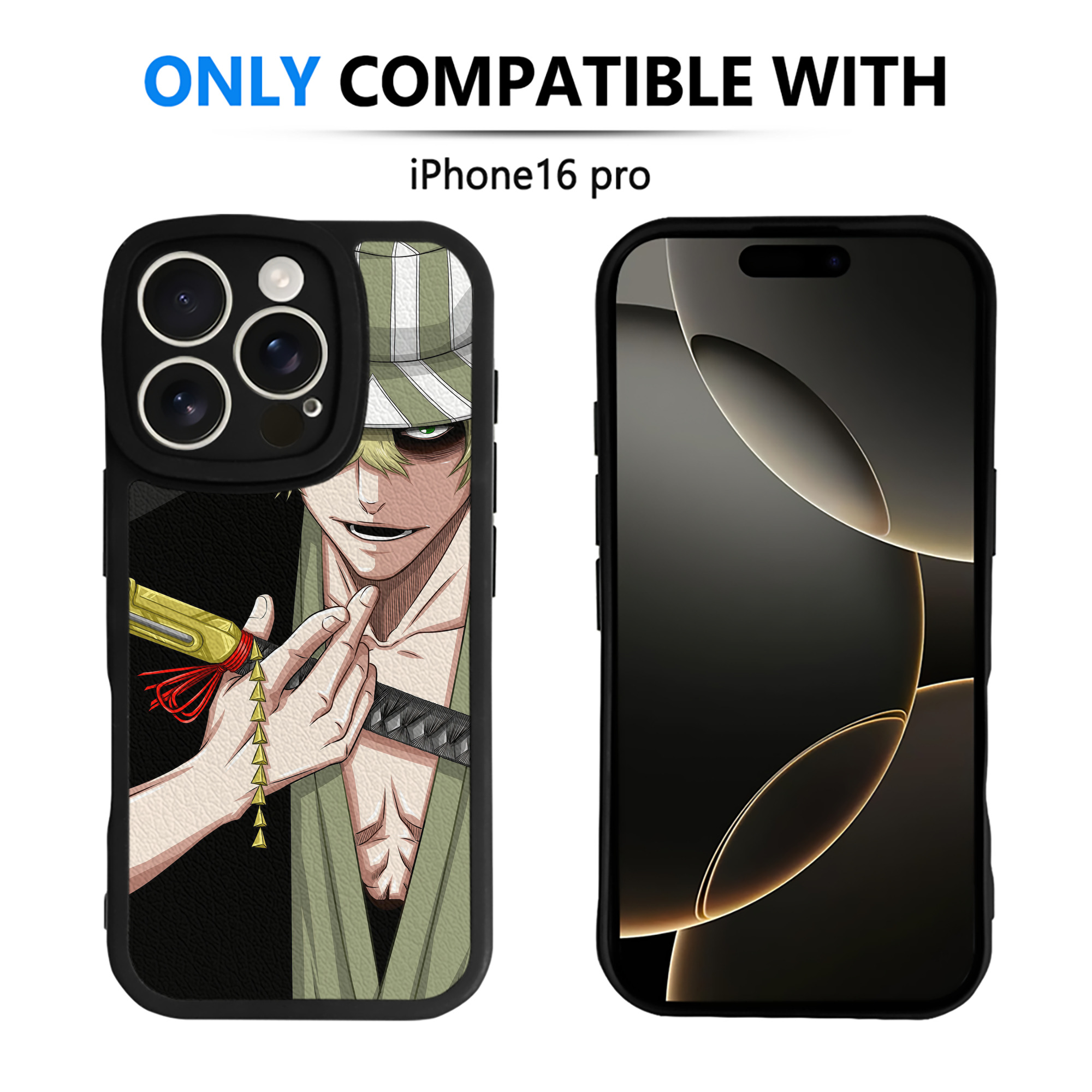 （画像用） ブリーチ BLEACH 【iPhone 16シリーズ対応】シリコンスマホケース（レザー調） 材質：シリコン
